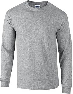 Gildan Ultra Cotton Long Sleeve T-Shirt - Style G2400 - Multipack Men's T-Shirt (Pack of 3)