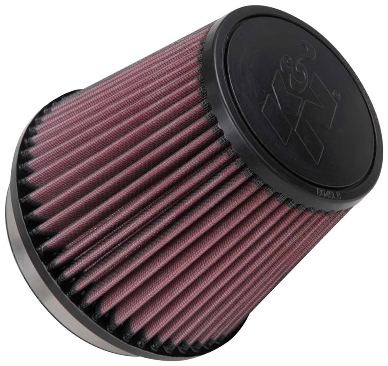 K&N High-Flow Original Lifetime Universal Clamp-On Air Filter: High Performance,