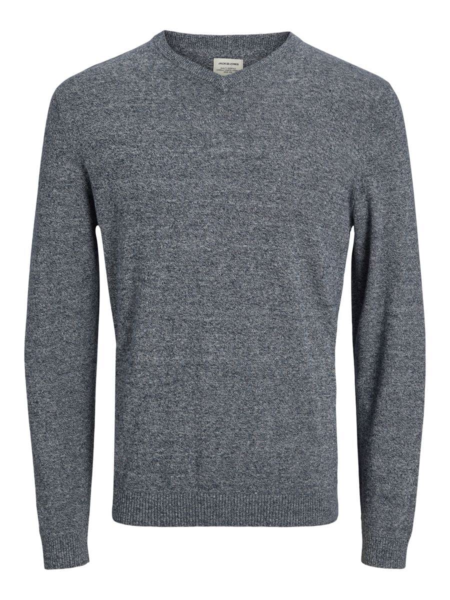 JACK & JONES Men's Knitted V-Neck Jumper