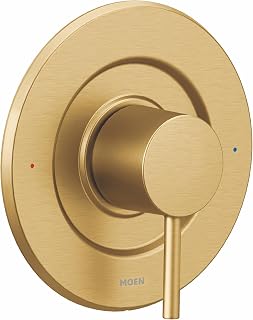 Moen T2191BG Align Posi-Temp Pressure Balancing Modern Tub and Shower Valve Trim Kit, Valve Required, Brushed Gold, 4.70x7.90x7.70