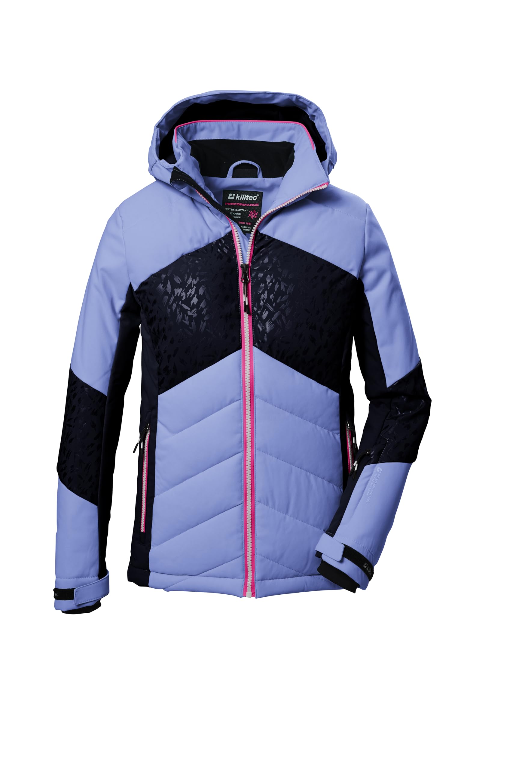 Killtec Ksw 342 Grls Ski Qltd Jckt Ski Jacket/Functional Jacket with Hood and Sn