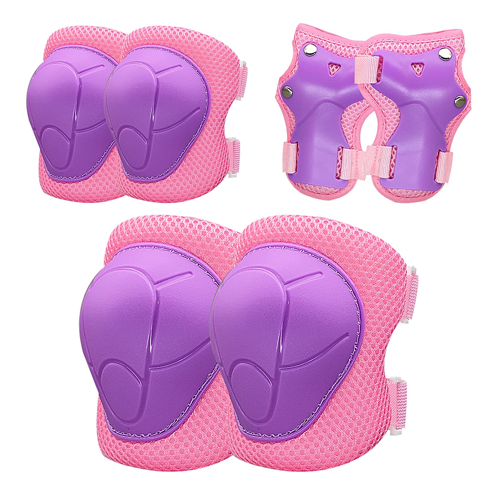 ATOOWTO Knee Pads and Elbow Pads Wrist Guards Set for Kids | 3-10 Years Child Pr