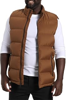 Men'S Winter Lightweight Puffer Vest Sleeveless Jacket Casual Puffy Vests