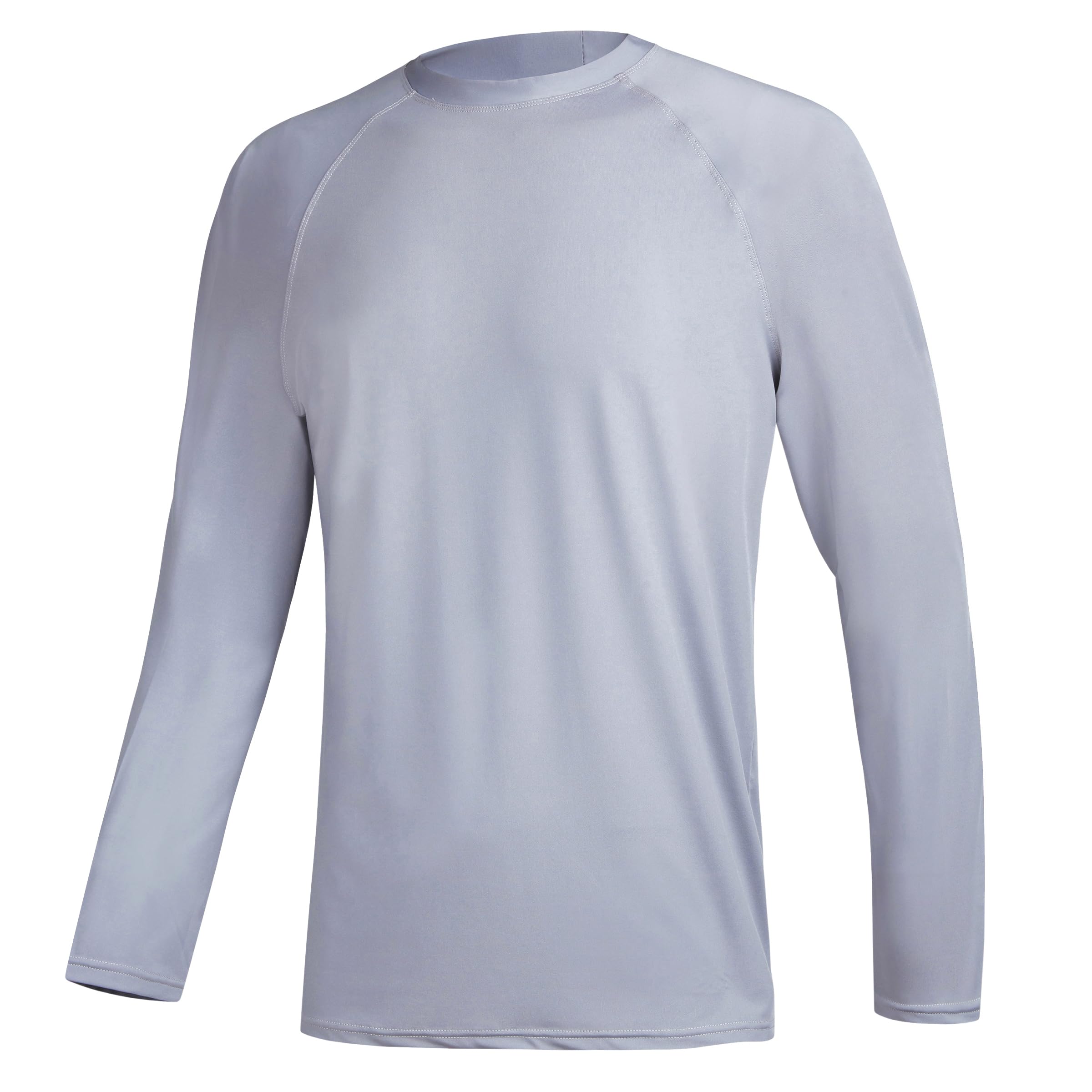 Men's Long Sleeve Swim Shirt Rashguard UPF 50+ Sun Protection UV Shirt Athletic 