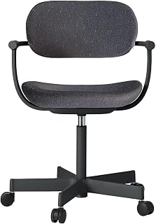 Itoki Vertebra 03 Official Store Model (vertebra03) (Customer Assembly (Easy Assembly) / 5 Legs Main Body: T1 / Black T Nylon Twin Wheel Caster [CD Upholstery: W2 / Off Black W] / Designed by Mr. Fumeko Shibada / Made in Japan] Office Chair KG-825CD-T1W2 C