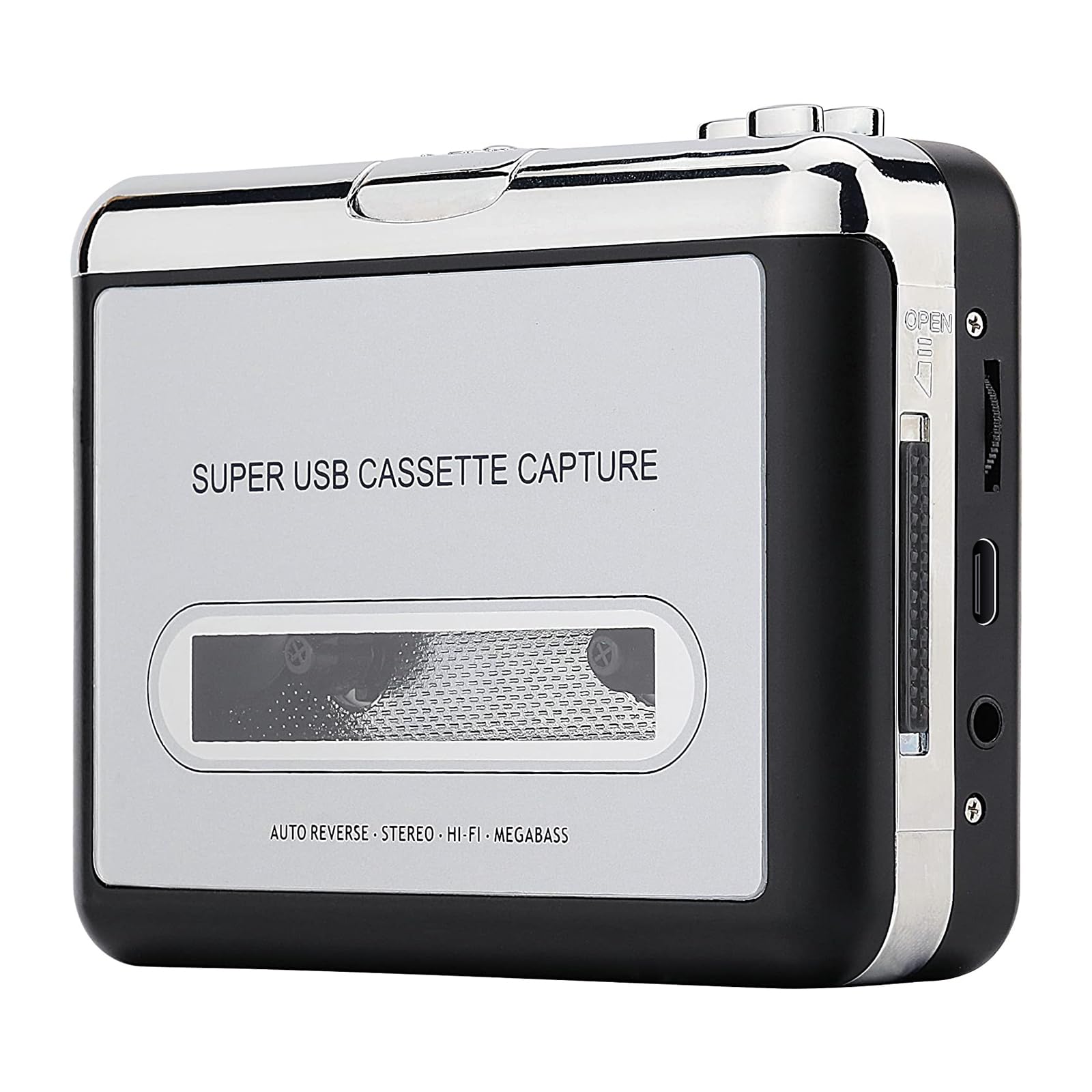 Reshow Cassette Tape Player – Portable Tape Player Audio Cassette to Digital Con