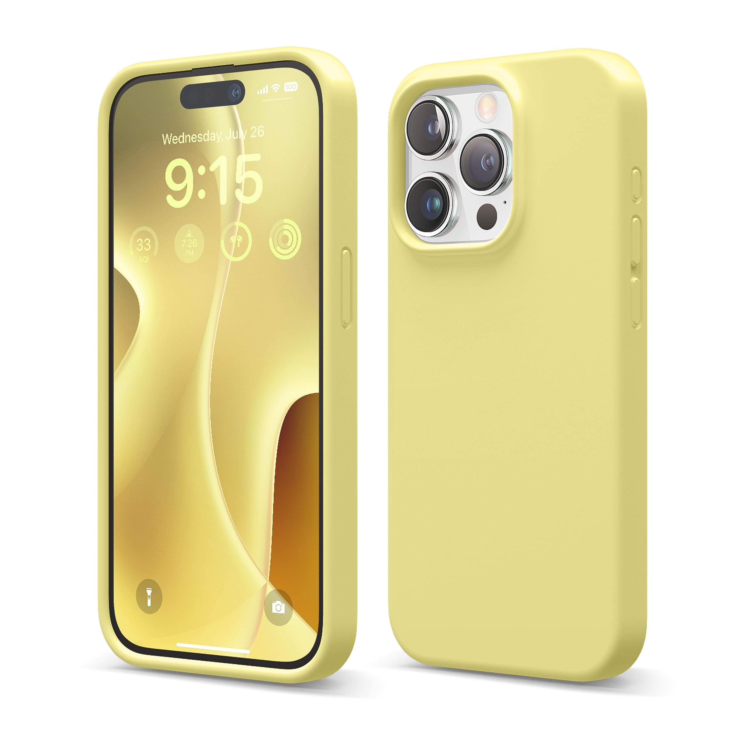 elago Liquid Silicone Case for iPhone 15 Pro Yellow