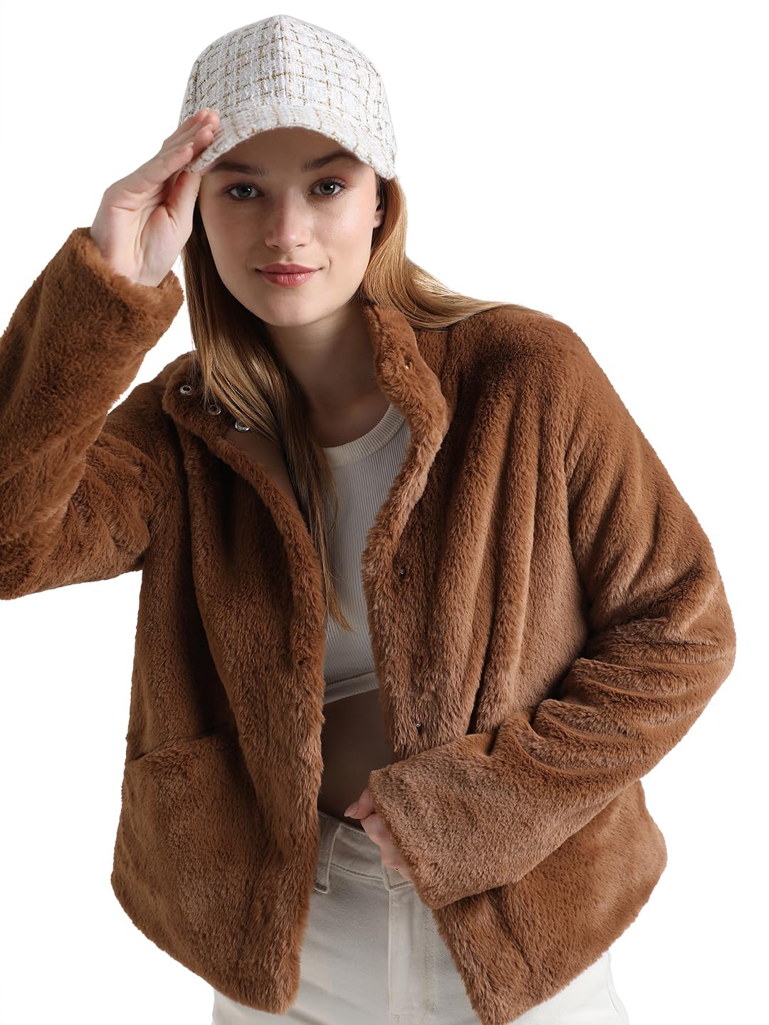 ONLY Onlvida Faux Fur Jacket Otw Noos Women's Jacket