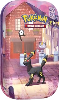 Pokémon : Mini-boîte 30ᵉ Anniversaire – Noctali du JCC Pokémon (1 Autocollant, 1 Carte Artistique et 2 boosters)