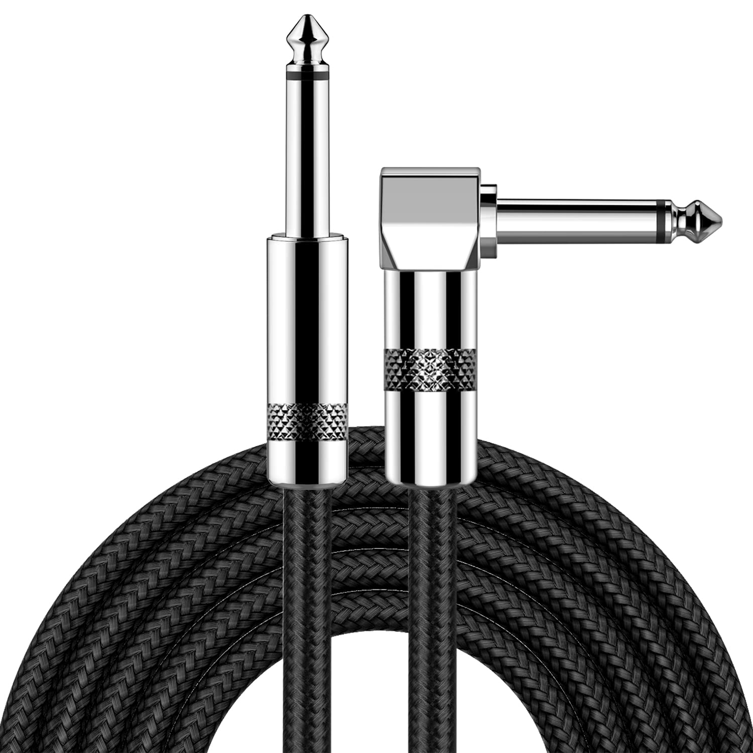 New bee Guitar Cable 10ft Electric Instrument Cable Right Angle | Electric Guita