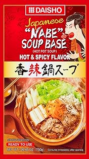 DAISHO Japanese Xiang La Hot and Spicy Hot Pot Soup Base, 750 gram