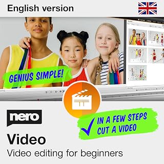 Nero Video 2026 for Beginners | Easy Video Editing Programme | Create Videos & Slideshows | 1000+ Templates | Motion Tracking & PiP | Lifetime Licence | 1 PC | Windows 11/10