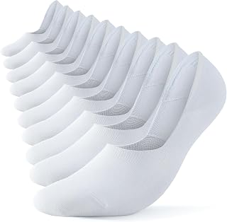 RUIXUE Mens Trainer Socks Cushioned Running Socks, Anti-Blister Cotton Ankle Socks for Men Women Ladies Sports Socks Low Cut Breathable Athletic (6 Pairs/10 Pairs)