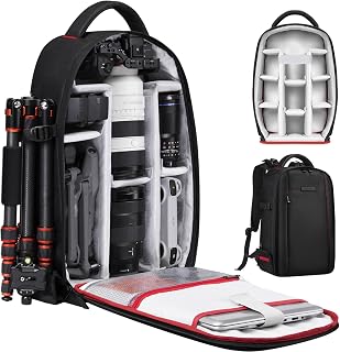 K&F CONCEPT Compact Splash Resistant Camera Backpack