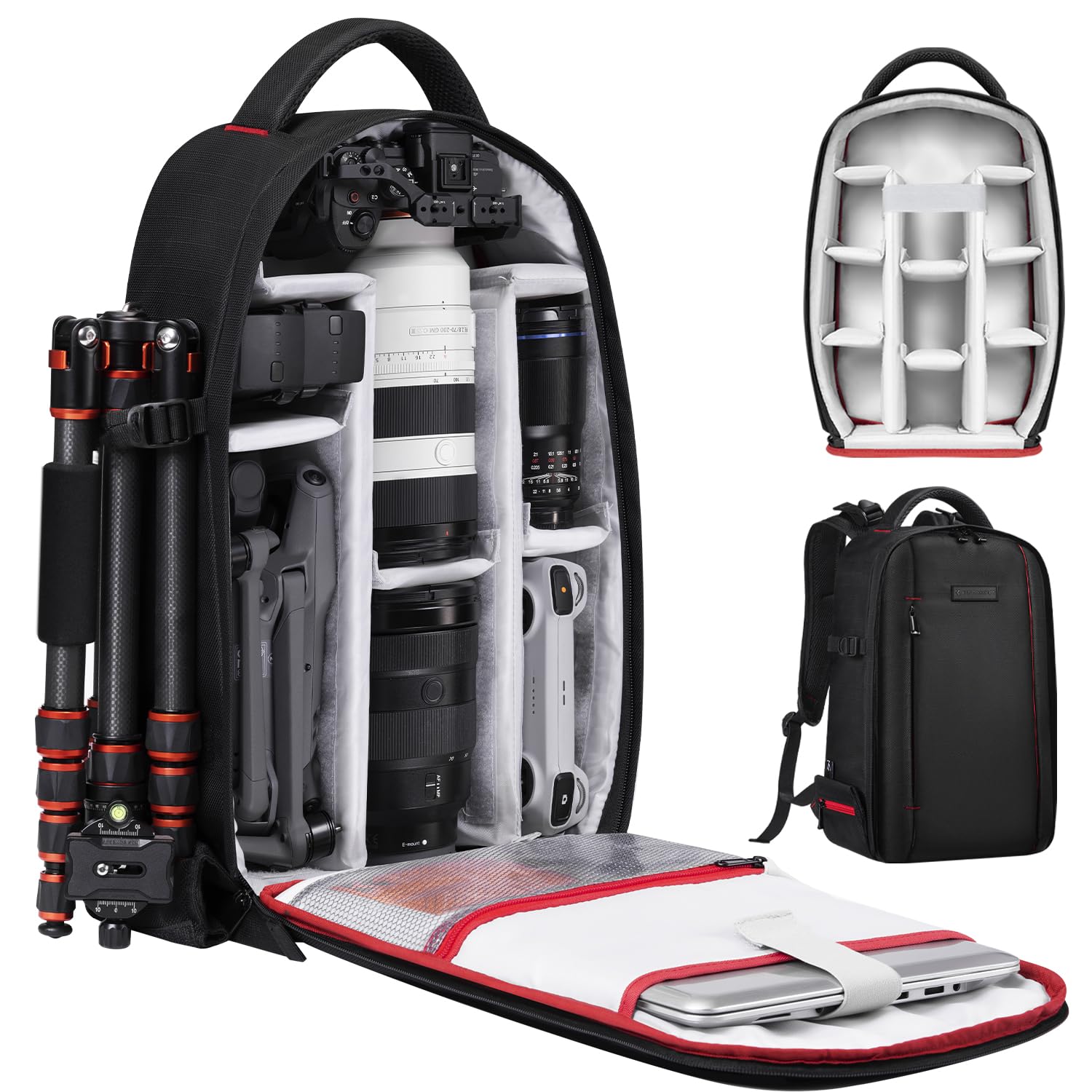 K&F CONCEPT Compact Splash Resistant Camera Backpack