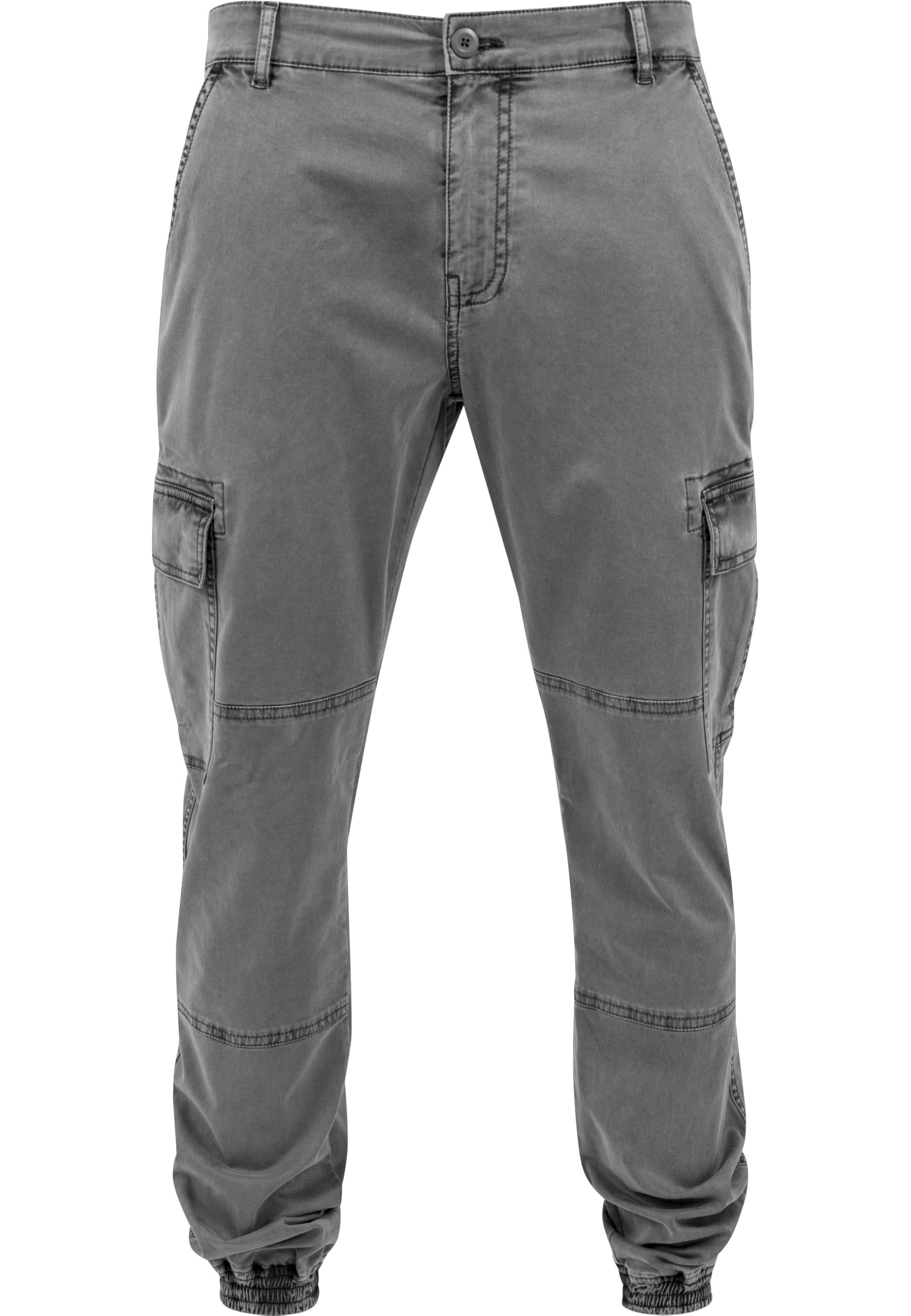 URBAN CLASSICS Men's Cargo Trousers, Military Style Cargo Jogging Trousers with 