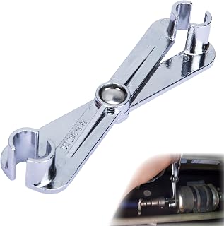 Fuel Line Disconnect Tool, 3/8 5/16 Inch Metal Fuel Filter Removal Tool | Multi-Purpose Scissor Fuel Line Wrench Fittings for Fuel, Heater, and A/C Line Service, Universal for Most Vehicles