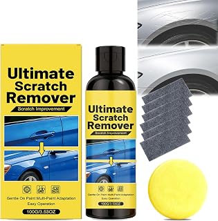 Nanopolix Car Scratch Remover, Quick Scratch Remover with Nano Shine Cloth for All Car Scratches, Paint Abrasion Remover for Cars, Easy and Quick Repair of Paint Scratches (1 Piece)