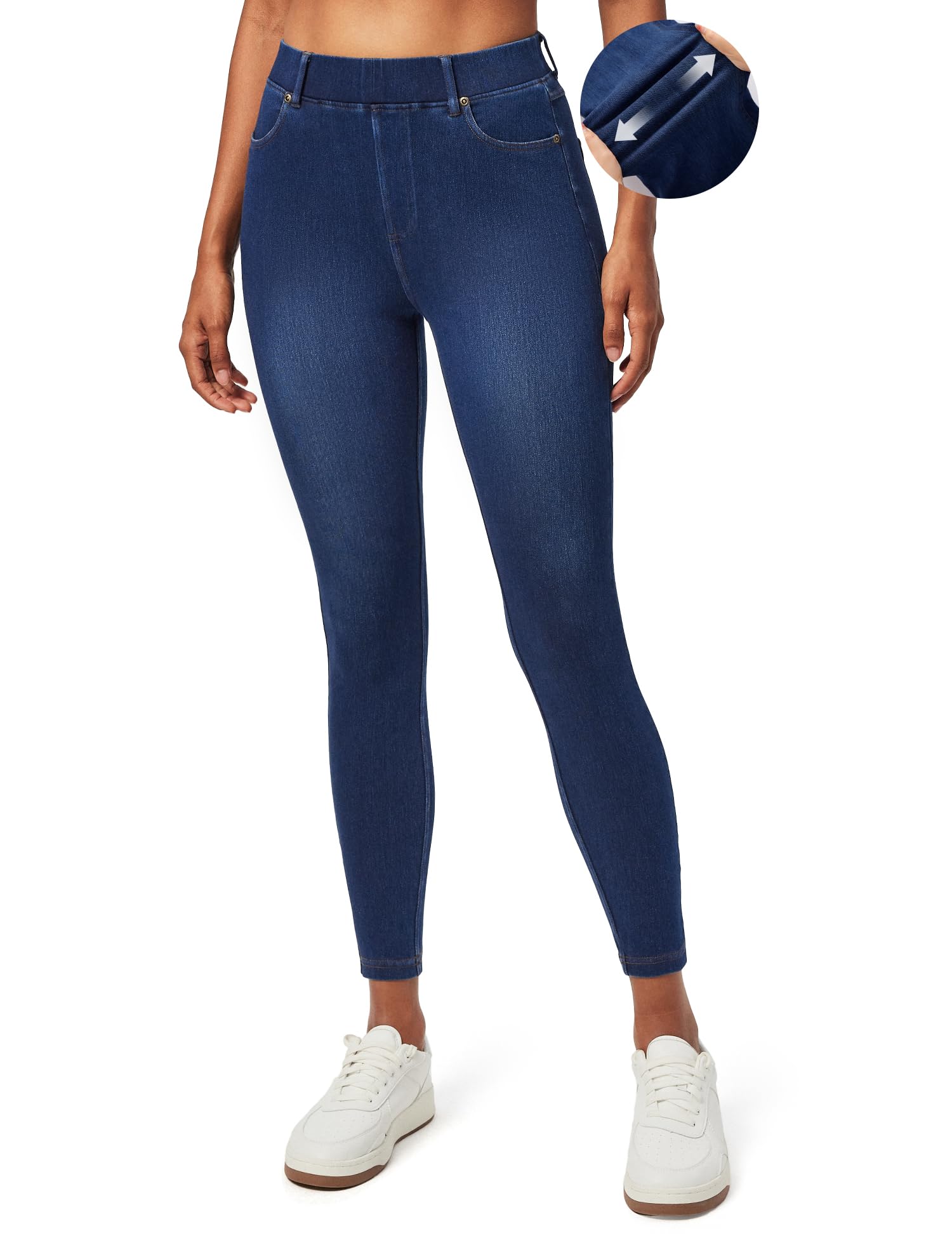 IUGA Pull On Jeggings for Women High Waisted Skinny Stretchy Jeans Casual