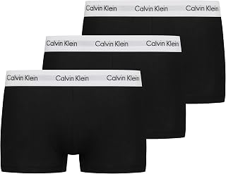 Calvin Klein Men’s 3 Pack Low Rise Trunks Underwear