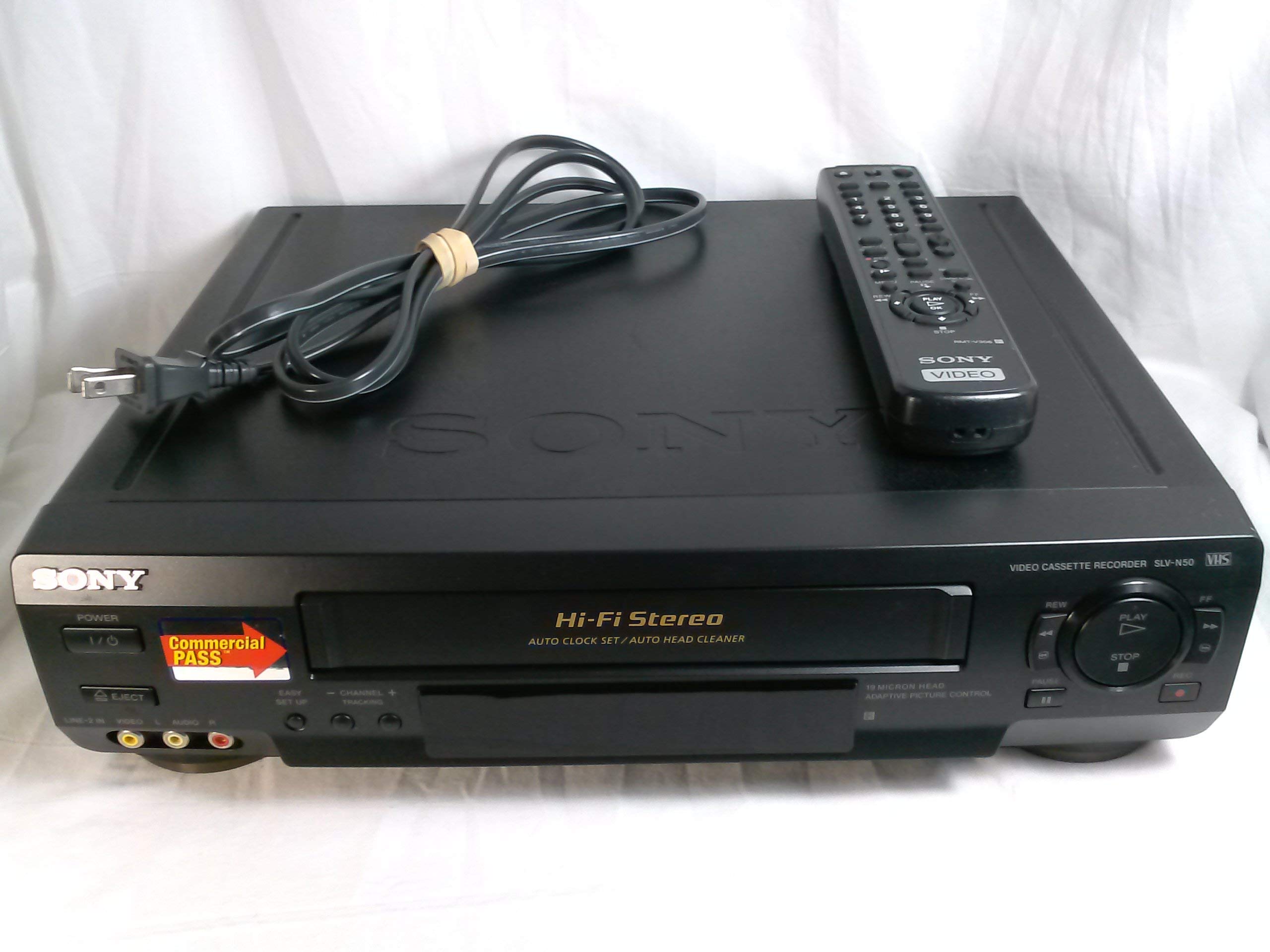 Sony SLV-N50 Hi-Fi Stereo VHS VCR (Renewed)