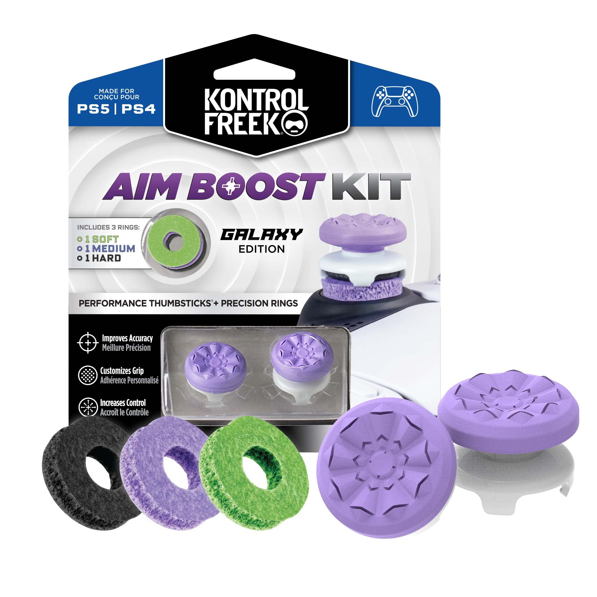 KontrolFreek Aim Boost Kit for PlayStation 5 (PS5) and PlayStation 4 (PS4) Contr