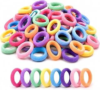 KEWBIK Baby Hair Bands, Soft Baby Headband for Girls, Seamless Hair Bands for Girls, Elastic Hair Band No Damage, Headbands Perfect for Toddlers, Hair Bobbles for Kids (Colorful)