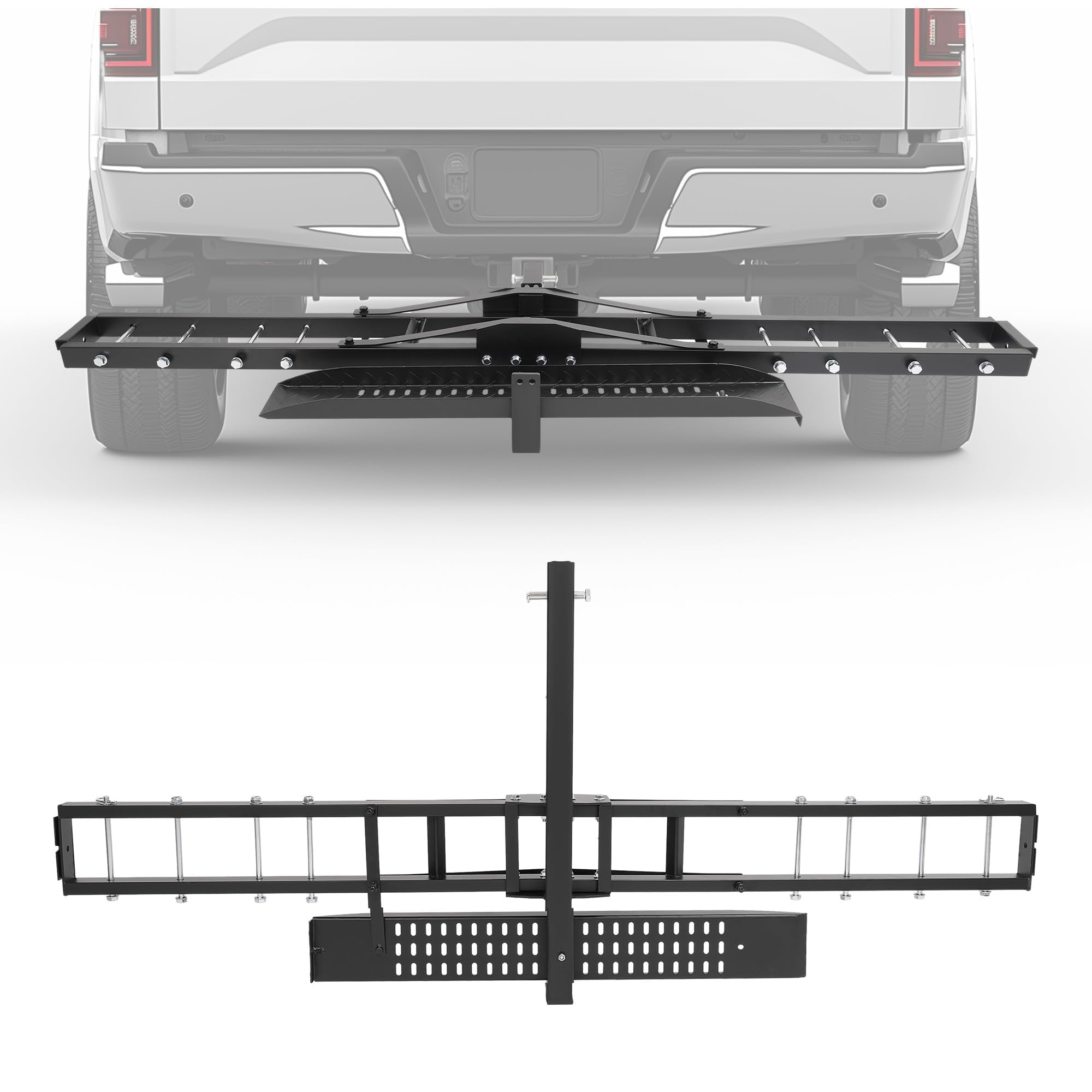 ECOTRIC 500LB Hitch Mount Motorcycle Carrier Transportation Racks Hitch | Mount 