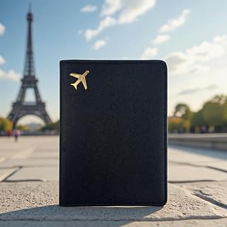 Passport Holder & Cover Wallet Case - Travel Must-Have for Cruise Ship Essentials, Pink, Minimalist