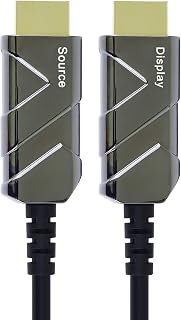 PremiumCord 8K Ultra Fast HDMI 2.1 Active Fiber Optic Cable 48Gbps, HDMI 2.1, 3D, EDID, ARC, Video Resolution 8K@60Hz, Gold Plated, Length 15m