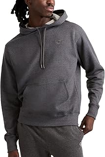 Champion Men's Fleece Hoodie Midweight C Logo (Reg. Or Big & Tall)