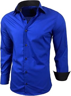 Subliminal Mode Men's Long Sleeve Shirt | Regular Fit | Comfortable and Easy to Care | Ideal for Office and Casual Outing