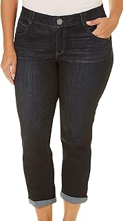 Democracy - Plus Size Ab Solution Crop, Women's Jeans