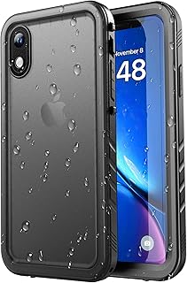 SPORTLINK for iPhone XR Waterproof Case, IP68 Drop Proof Black