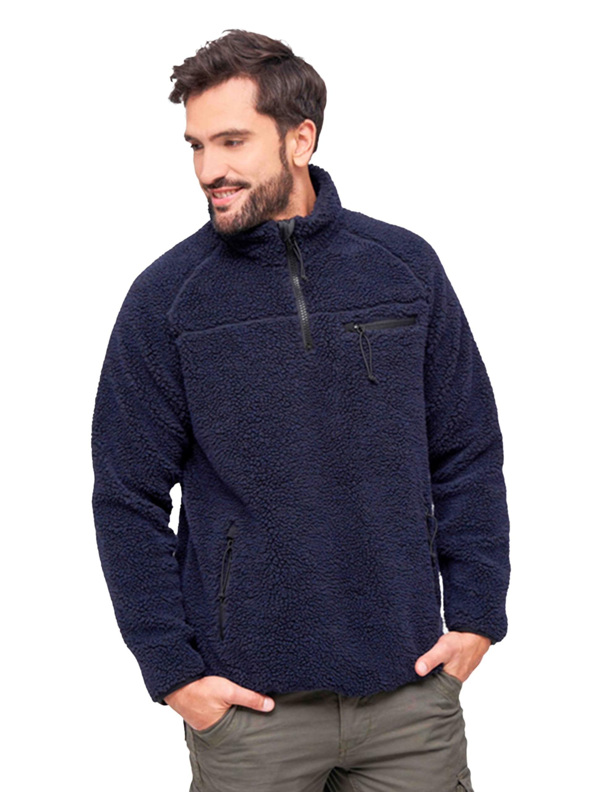 Brandit Men's Teddyfleece Troyer Pullover