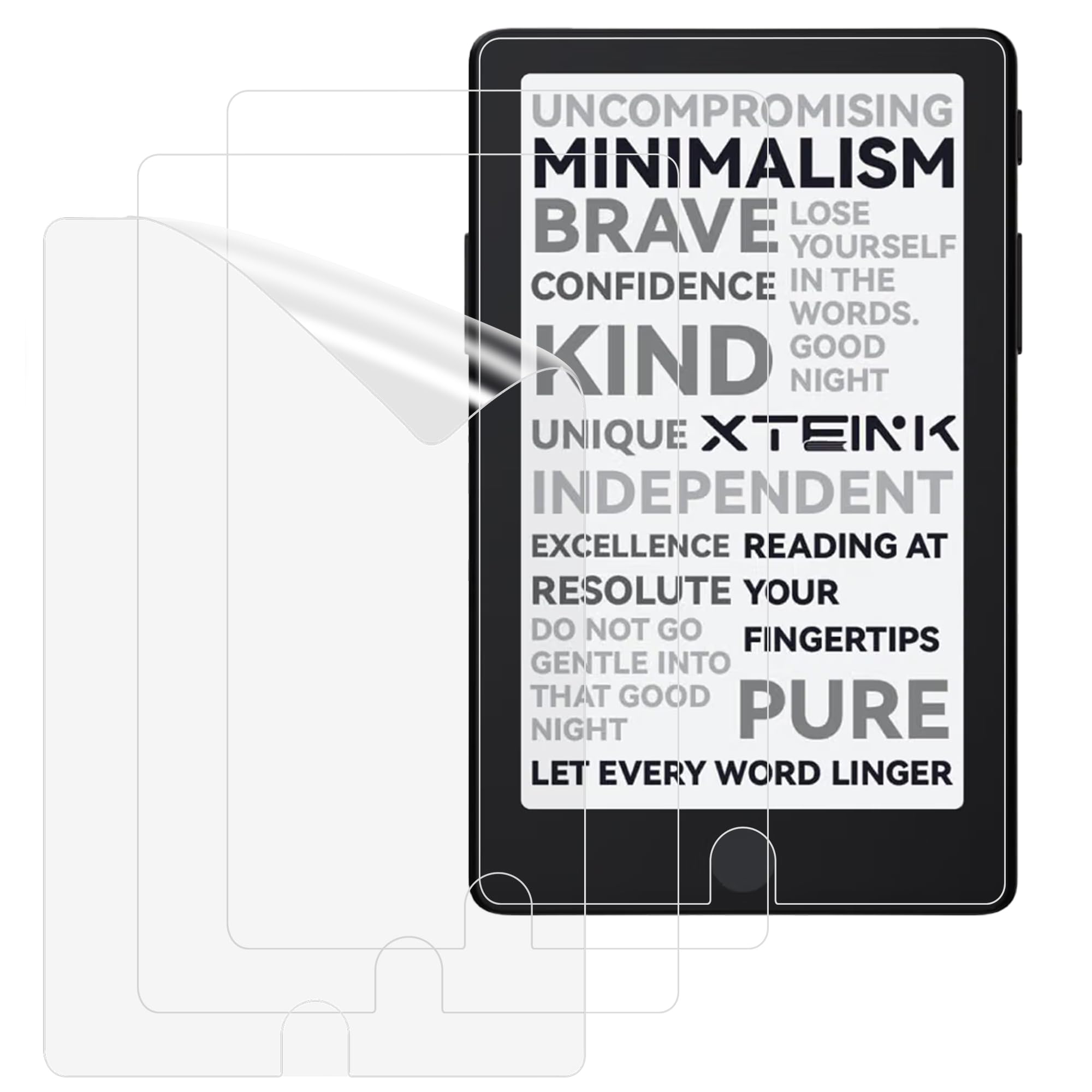 Tiorecime 3 Pack Screen Protector for 4.3" Xteink X4 Pro eBook Reader | Anti-Gla