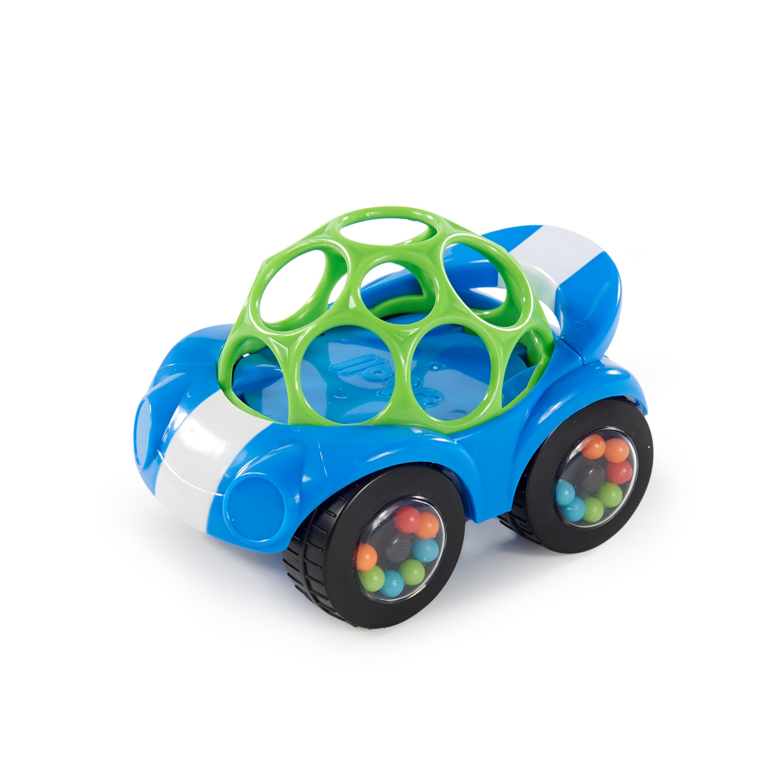 Bright Starts Oball Easy Grasp Rattle & Roll Toy Sports Car BPA-Free Infant Craw