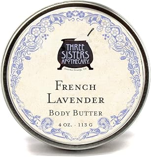Three Sisters Apothecary 4 oz. Body Butters (French Lavender)