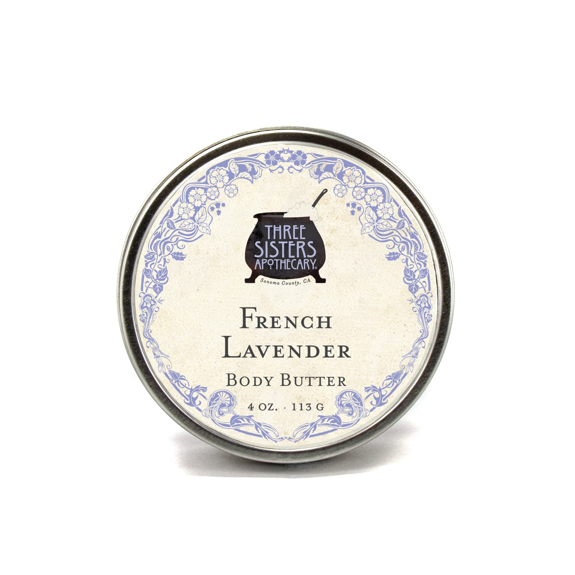 Three Sisters Apothecary 4 oz. Body Butters (French Lavender)