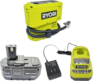 RYOBI PCL001B 18V Cordless High Pressure Inflator Kit (Renewed) | PCL001Kit - (Renewed)