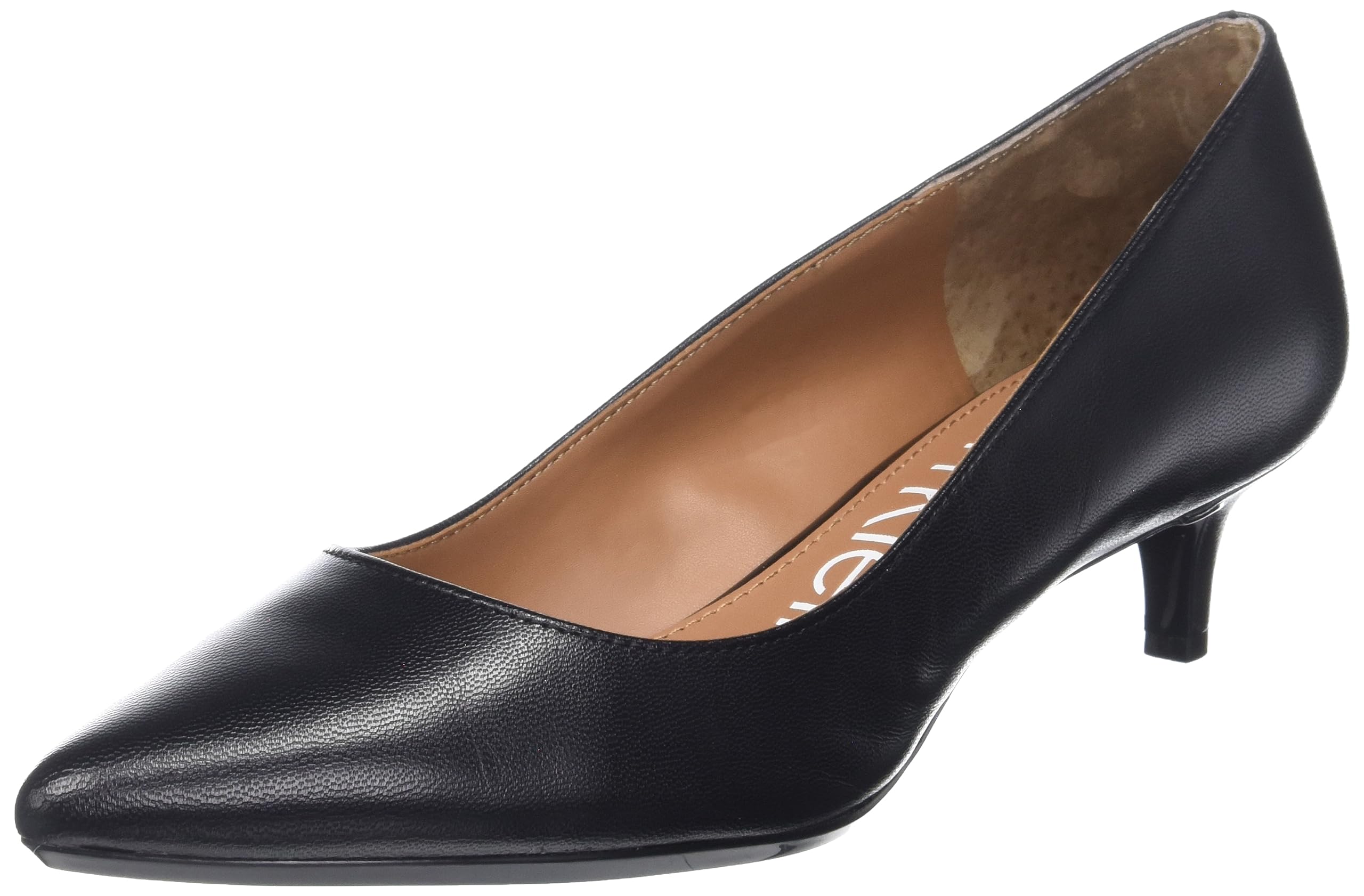 Calvin Klein Gabrianna for Women, Black Leather, 38.5 EU