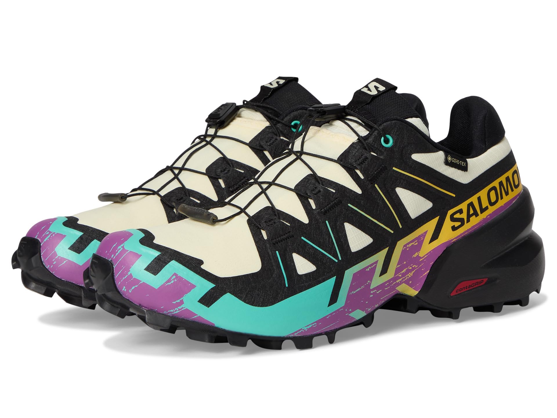 Salomon Speedcross 6 GTX W Yellow Transparent/Black UK 7