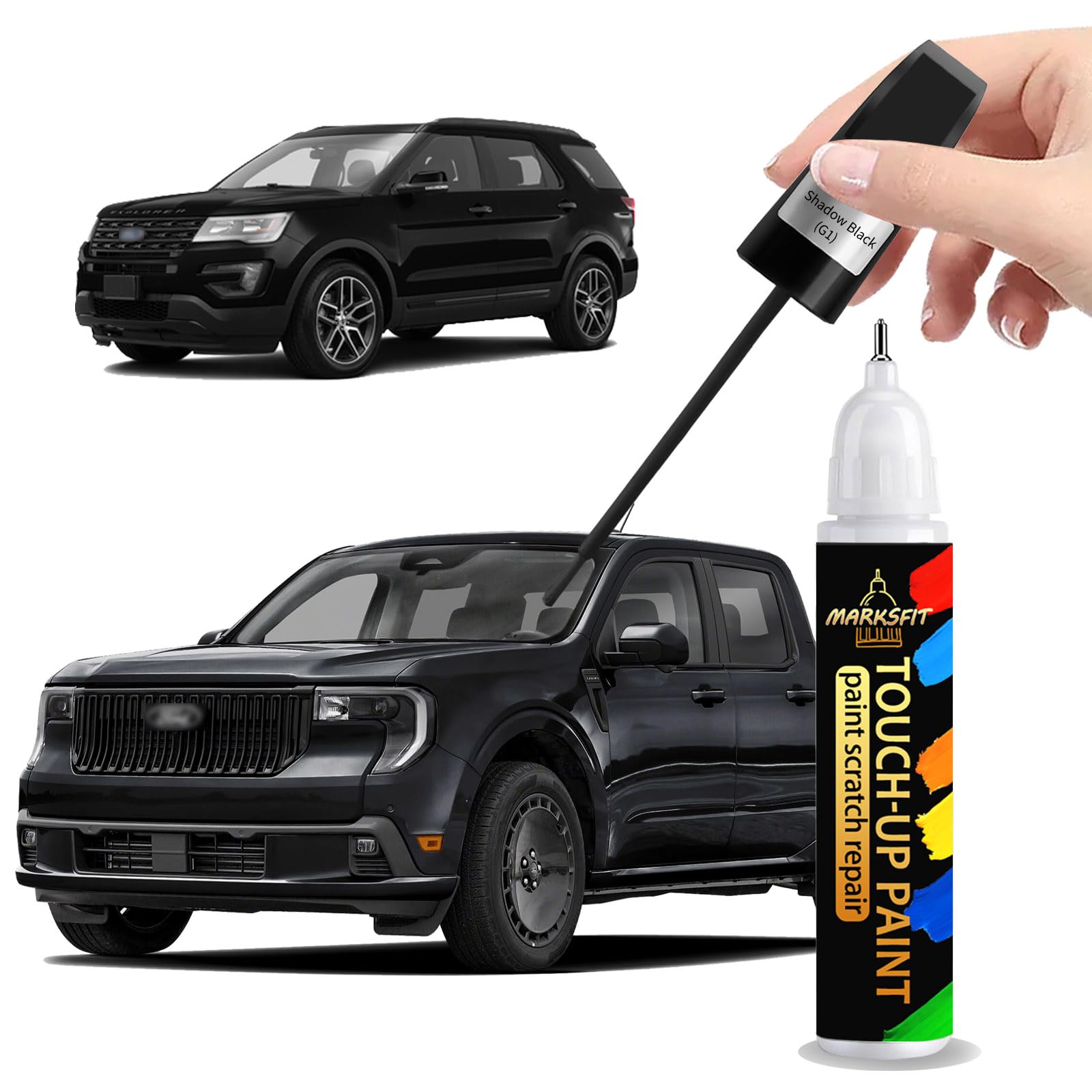 Shadow Black(G1) Touch Up Paint Pen Compatible with Ford
