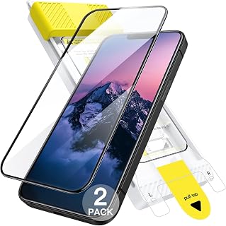 JETech 3D 9H+ Screen Protector for iPhone 17e/16e, Pack of 2
