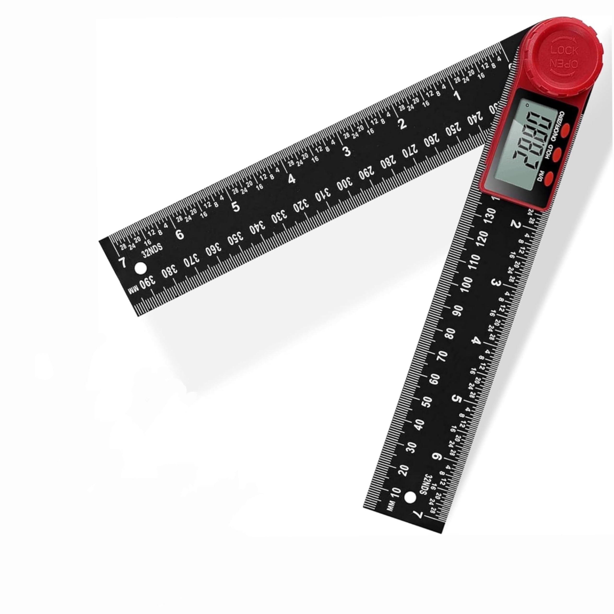 Digital Angle Finder, 200mm/7 Inch Digital Protractor with LCD Display, High Pre