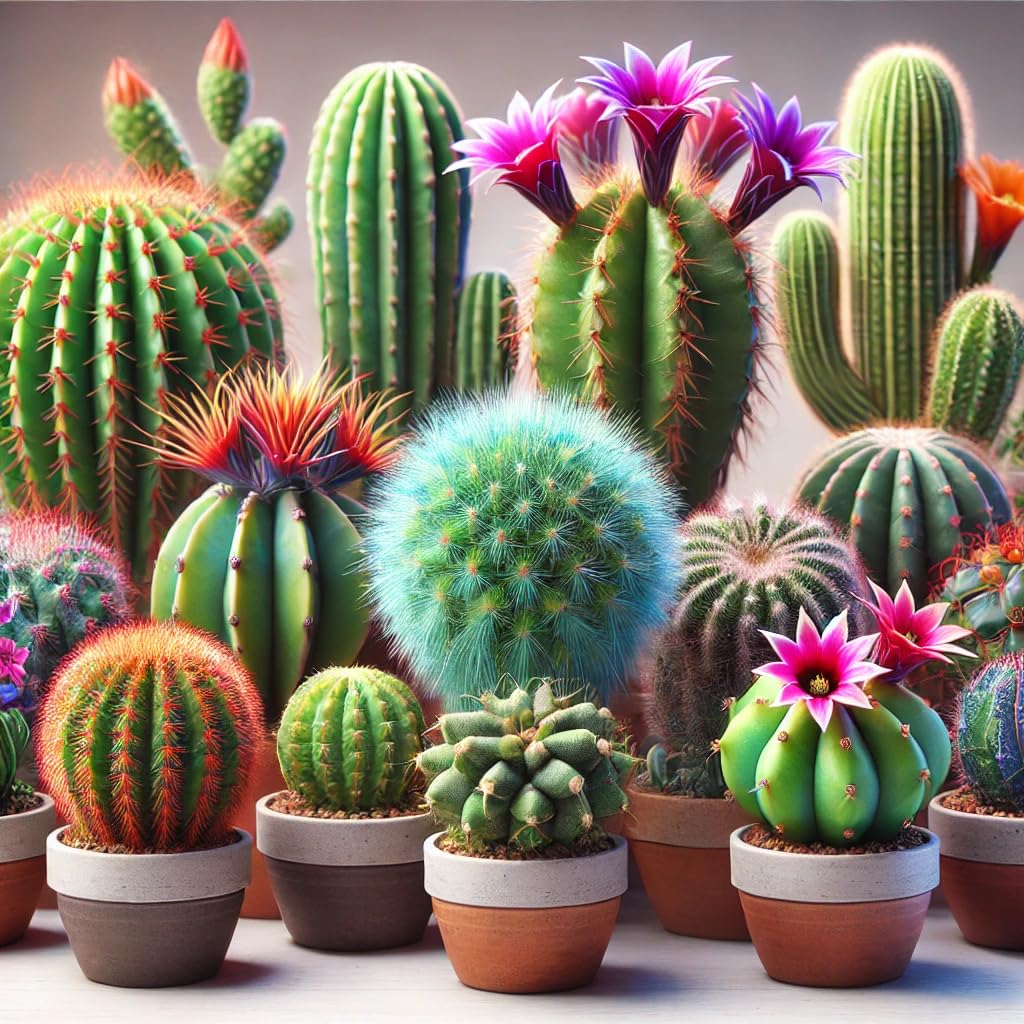 Cactus & Succulent Seeds Mix for Planting – Assorted Flowering Collection | Exot