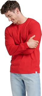Russell Athletic Men's Basic Cotton Long-Sleeve T-Shirt