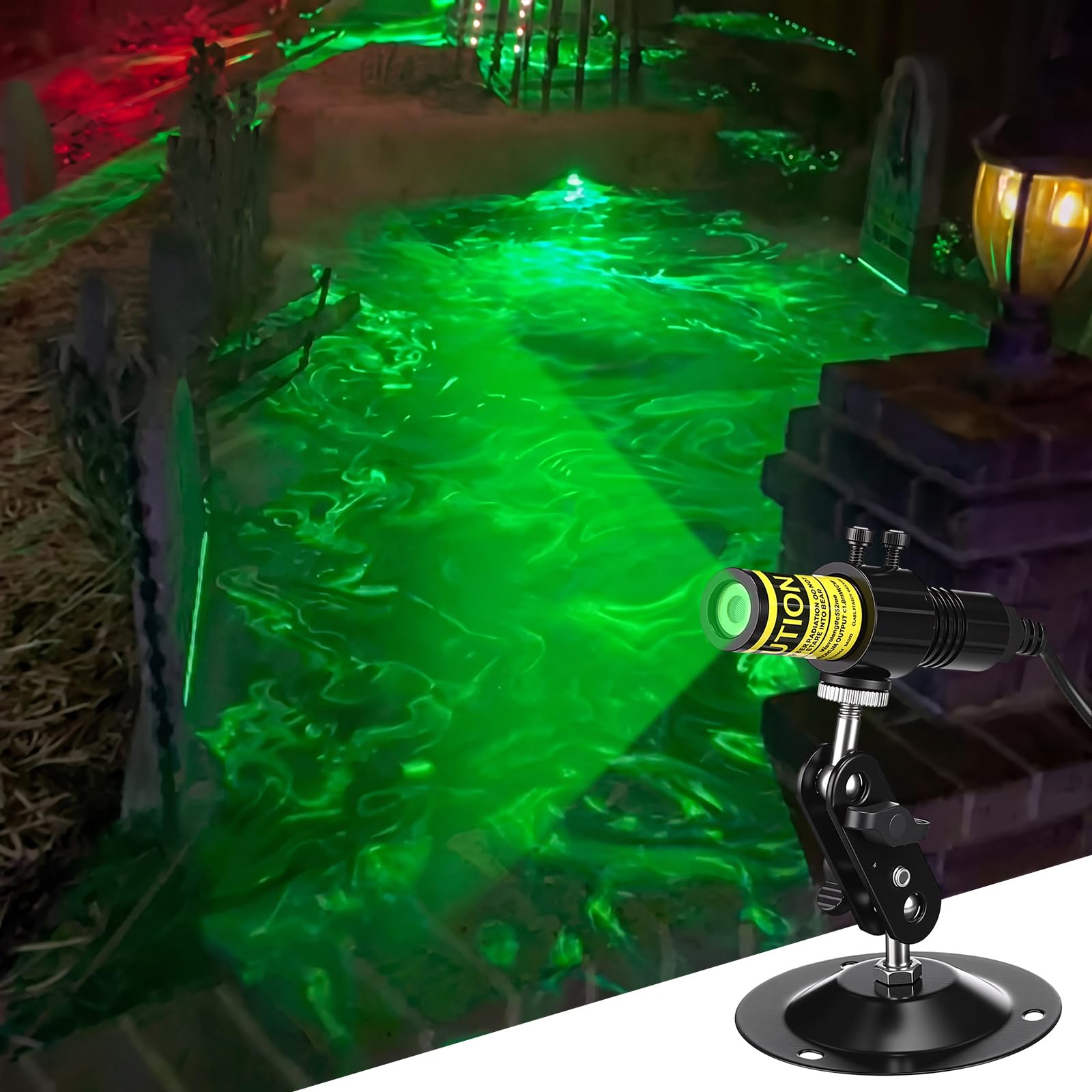 Aurelema 1 Pack Green Laser Halloween Module Generator with Timer,Green | Hallow