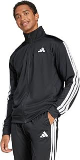 adidas Men's 3 Stripes Tricot Regular Track Top