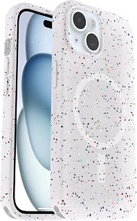 Cover per iPhone 15 / iPhone 14 / iPhone 13 OtterBox Serie Core per MagSafe, resistente a shock e cadute, ultra sottile, protettiva, Testata 3x vs le norme anti caduta MIL-STD 810G, Bianca